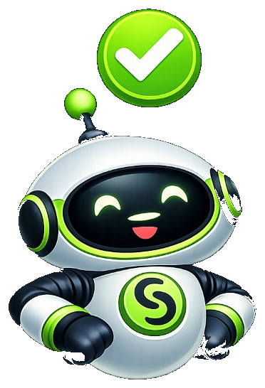 Servi-Orb, the servi.co assistant — a friendly robot mascot smiling, ready to help find the right service
